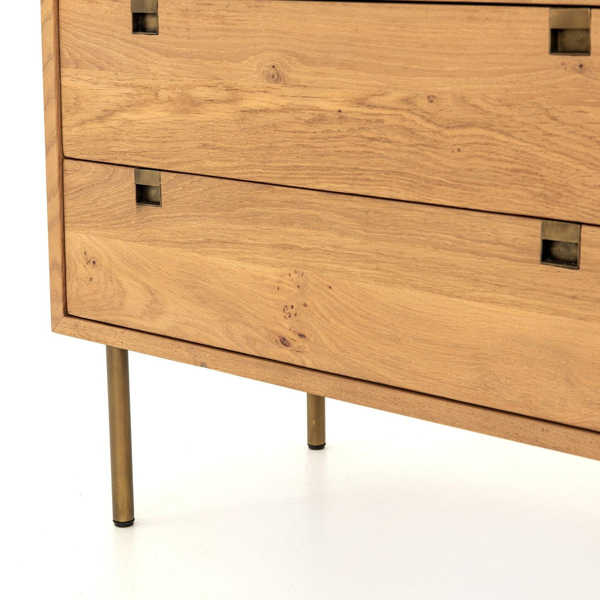 Carlisle 6 Drawer Dresser - Natural Oak