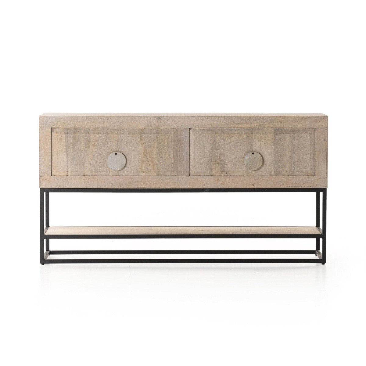 Kelby Small Media Cabinet - Light Wash Mango