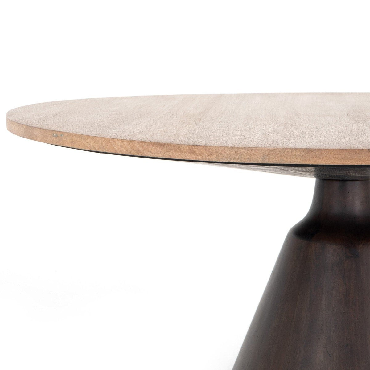 Bronx Dining Table - Light Brushed Parawood