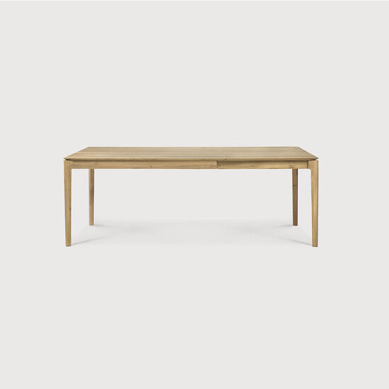 Bok Extendable Dining Table - 55.5 / 87 in, Varnished, Oak view