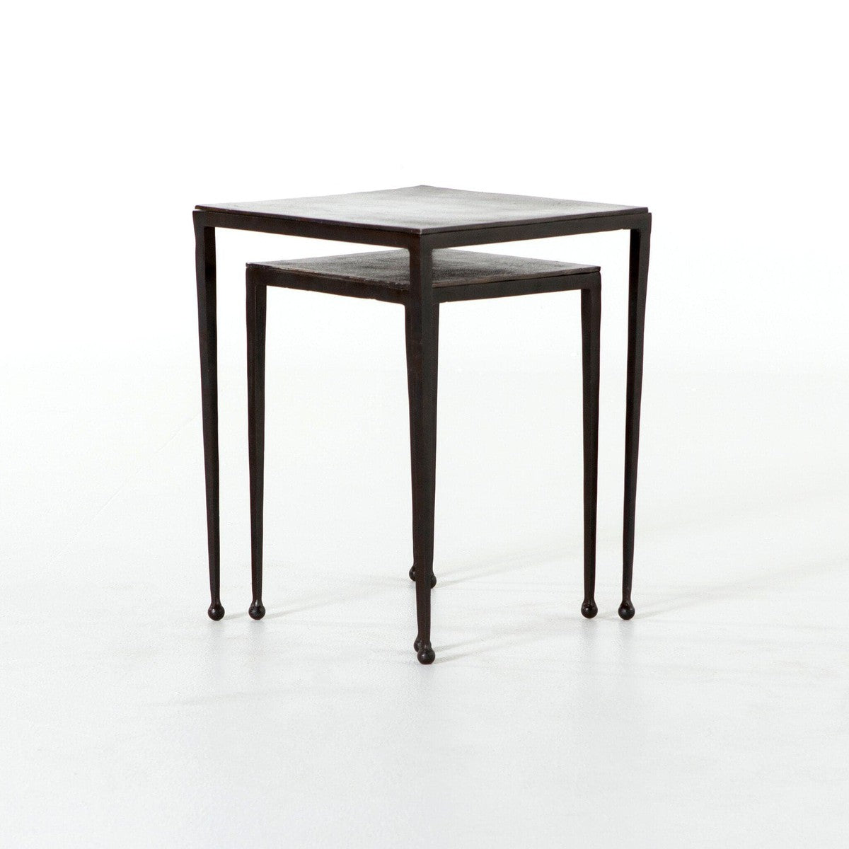 Dalston Nesting End Table - Antique Rust