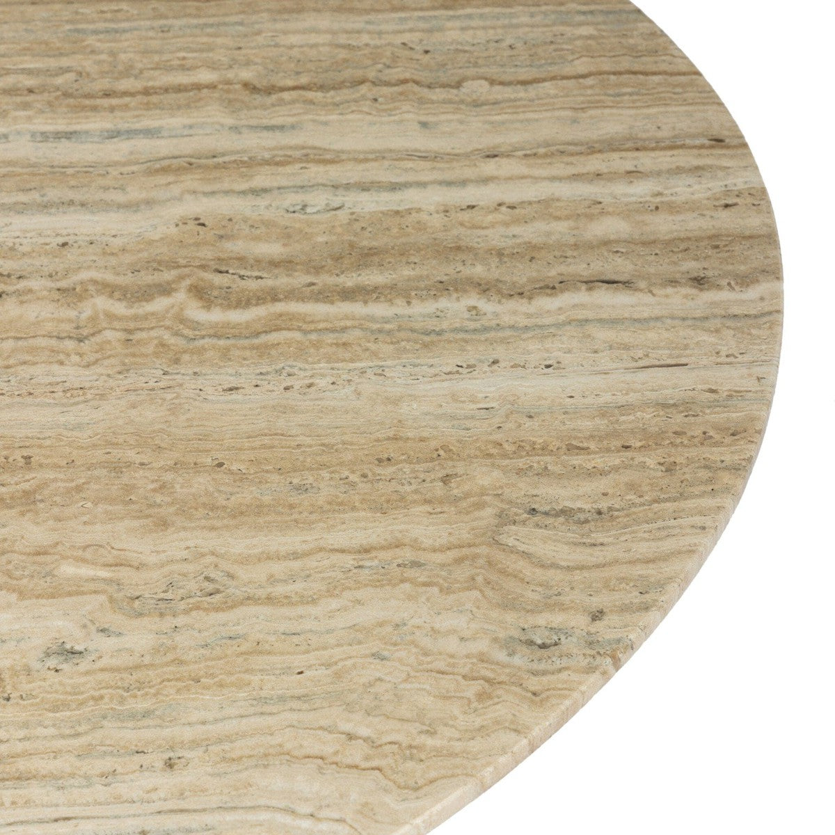 Felix Round Coffee Table - Travertine