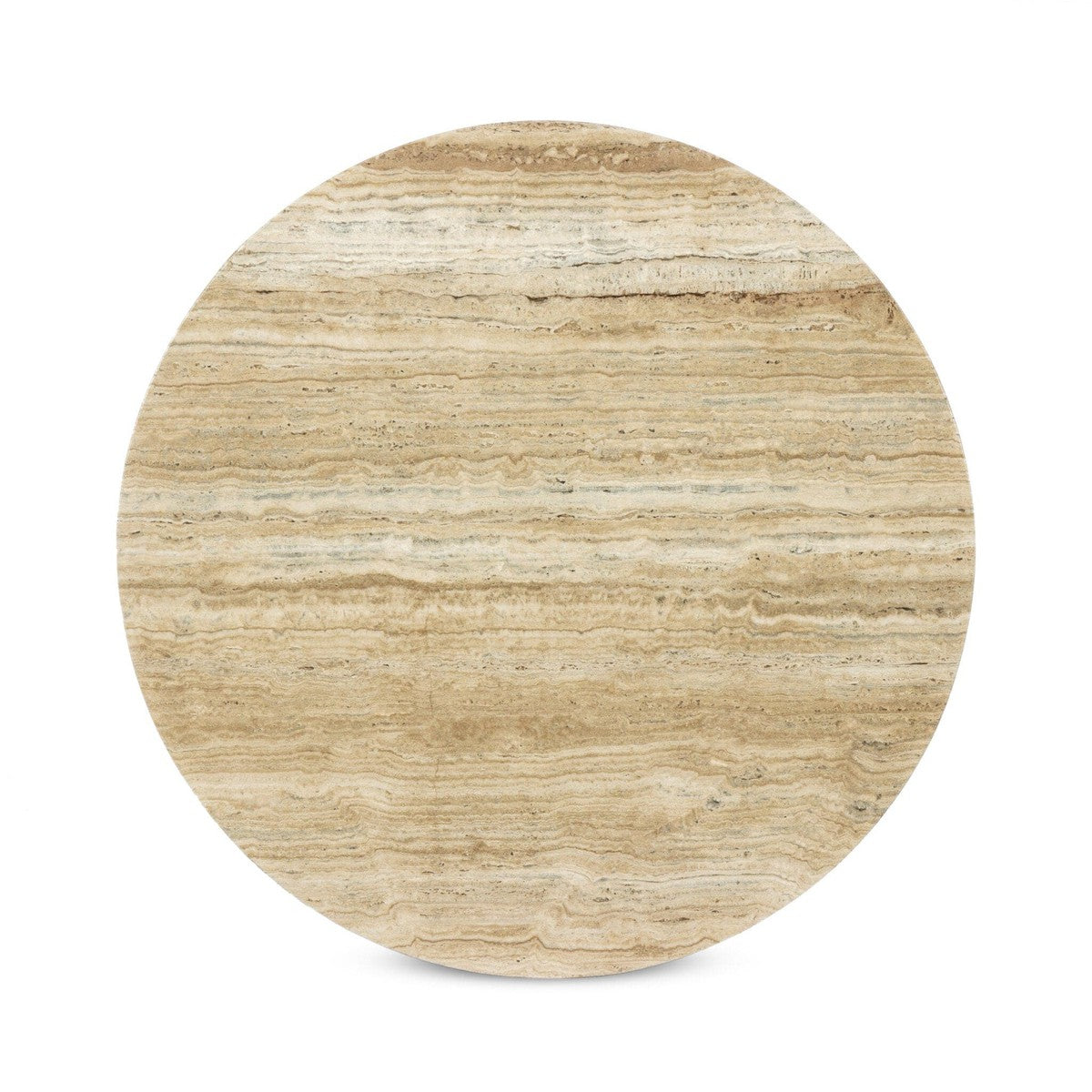 Felix Round Coffee Table - Travertine