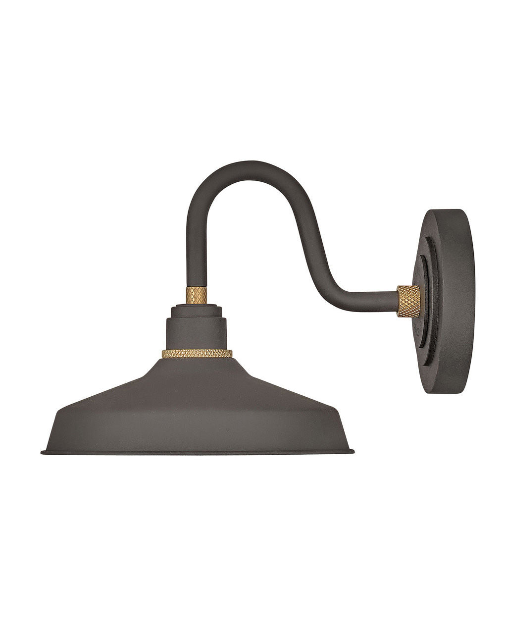 Outdoor Foundry Classic Small Gooseneck Barn Light-Hinkley Lighting-HINKLEY-10231MR-Wall LightingMuseum Bronze-3-France and Son