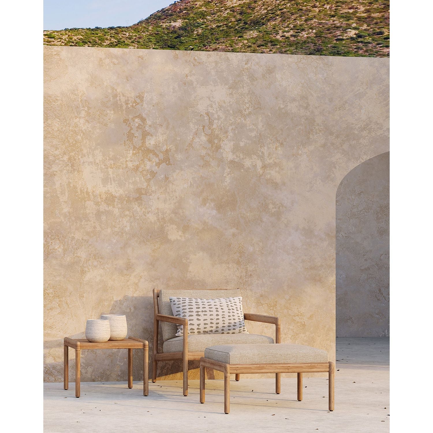 Jack Outdoor Lounge Chair - lifestyle