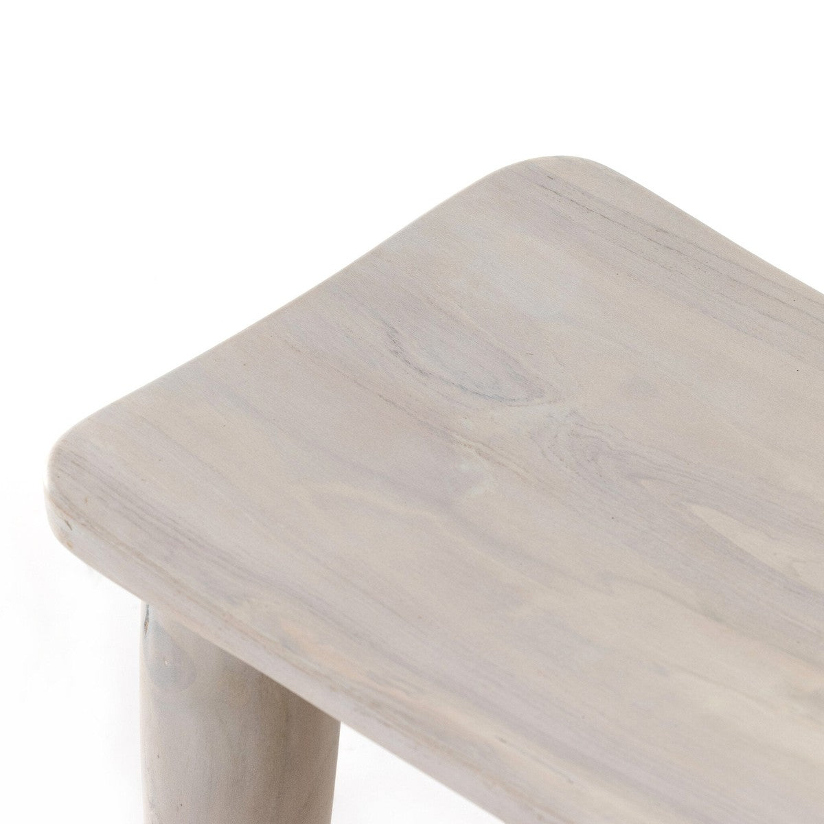 Zuri Outdoor Stool - Ivory Teak