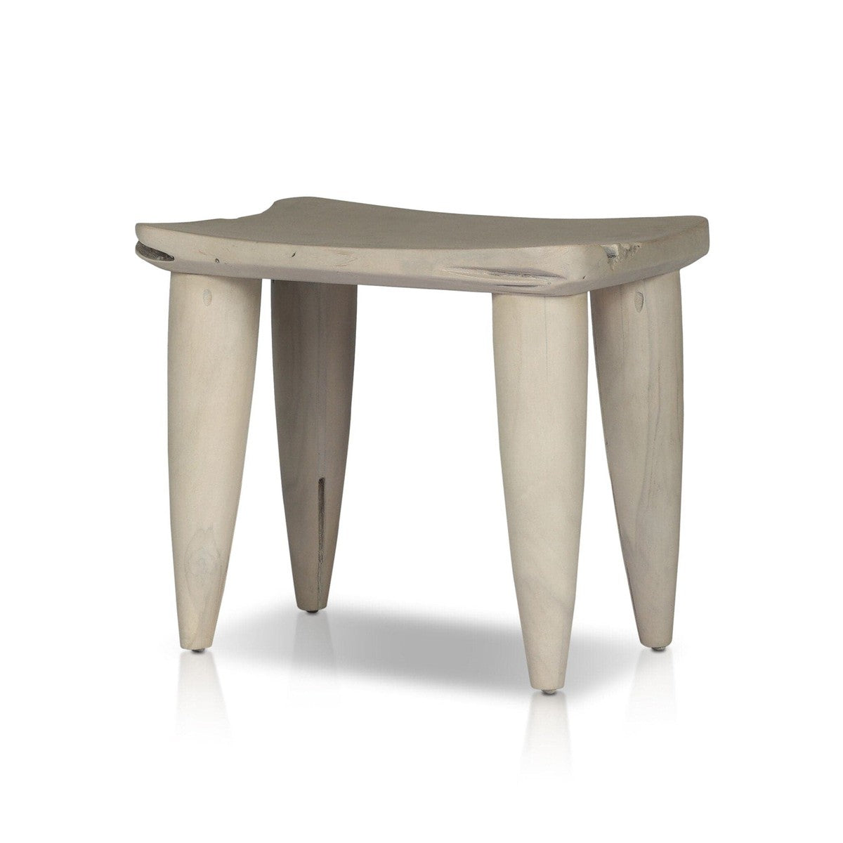 Zuri Outdoor Stool - Ivory Teak