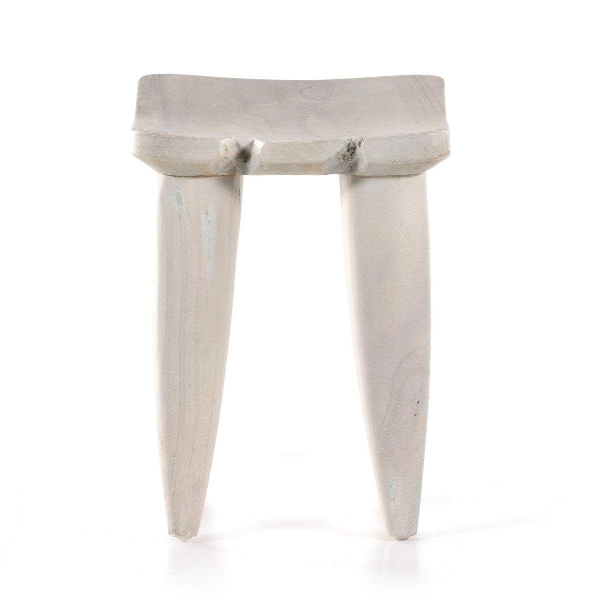 Zuri Outdoor Stool - Ivory Teak