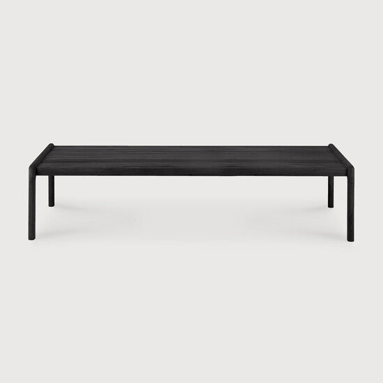Jack Outdoor Coffee Table - 59.5 in, Teak black view