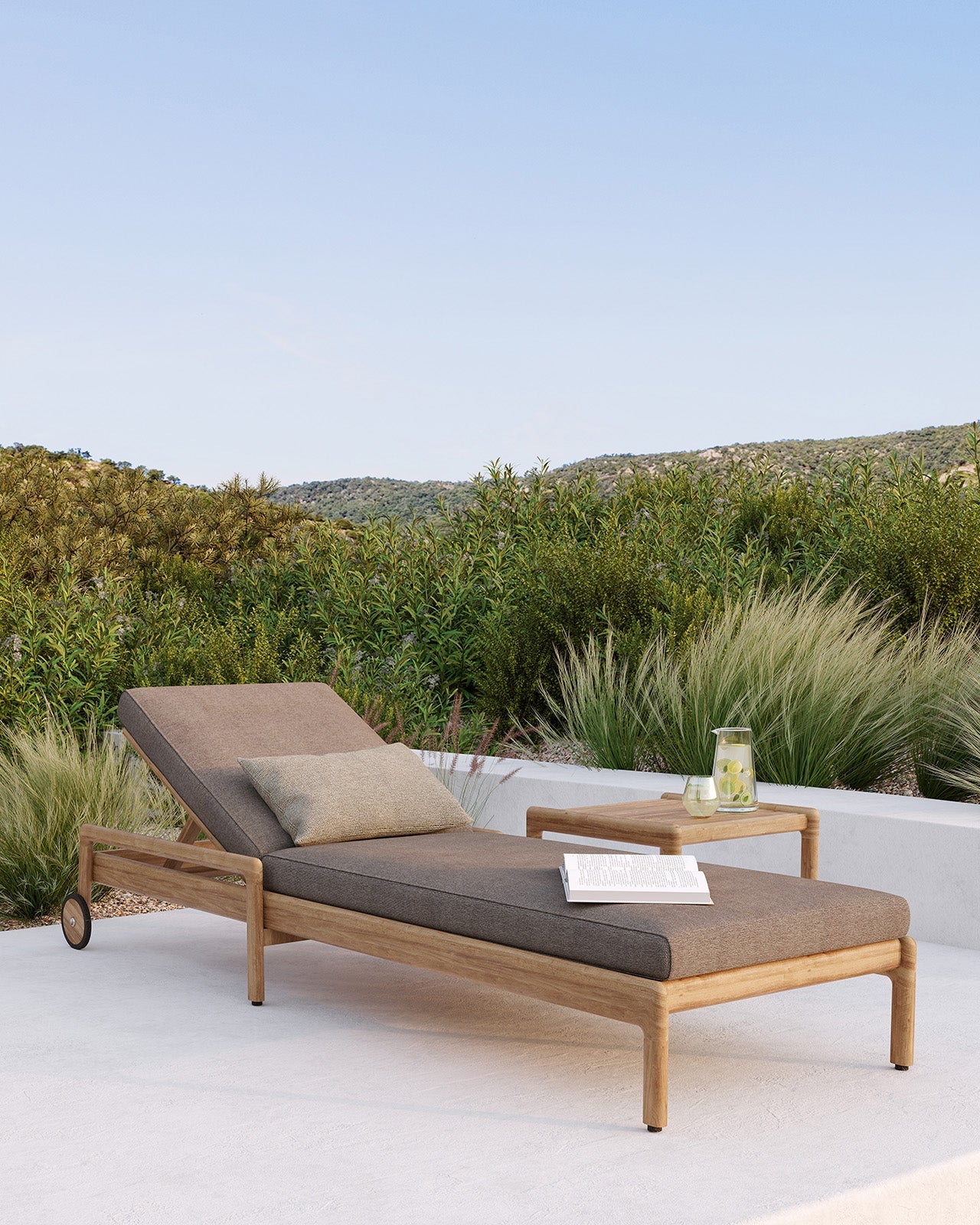 Boucle Outdoor Cushion - Tan