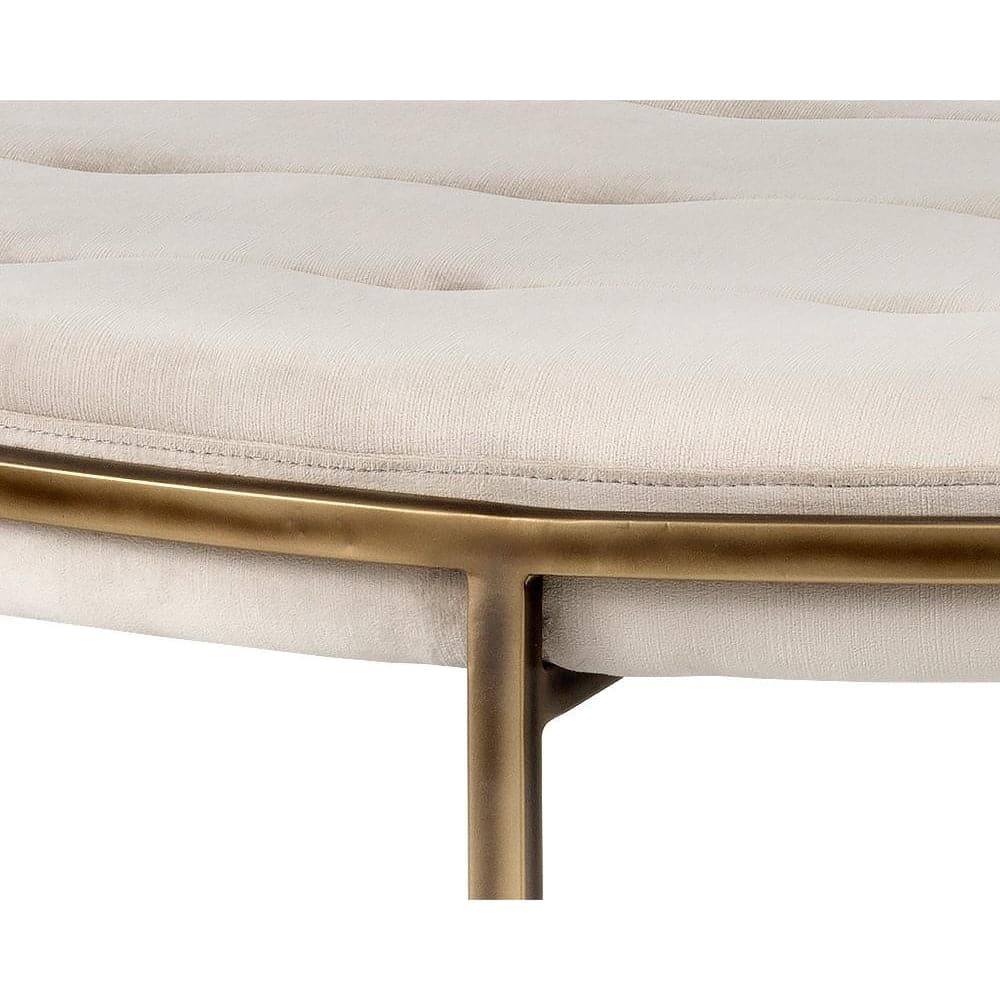 Ethel Ottoman - Round-Sunpan-STOCKR-SUNPAN-102773-Stools & OttomansPiccolo Prosecco-3-France and Son