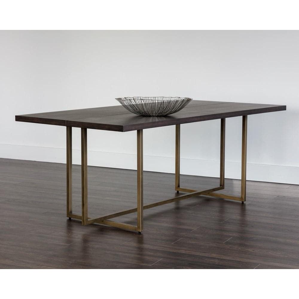 Bucks Dining Table-Sunpan-SUNPAN-105470-Dining TablesAntique Silver - Ash Grey-3-France and Son