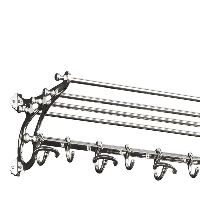 Hudson Large Coatrack-Eichholtz-EICHHOLTZ-103184-Wall DecorSilver-5-France and Son