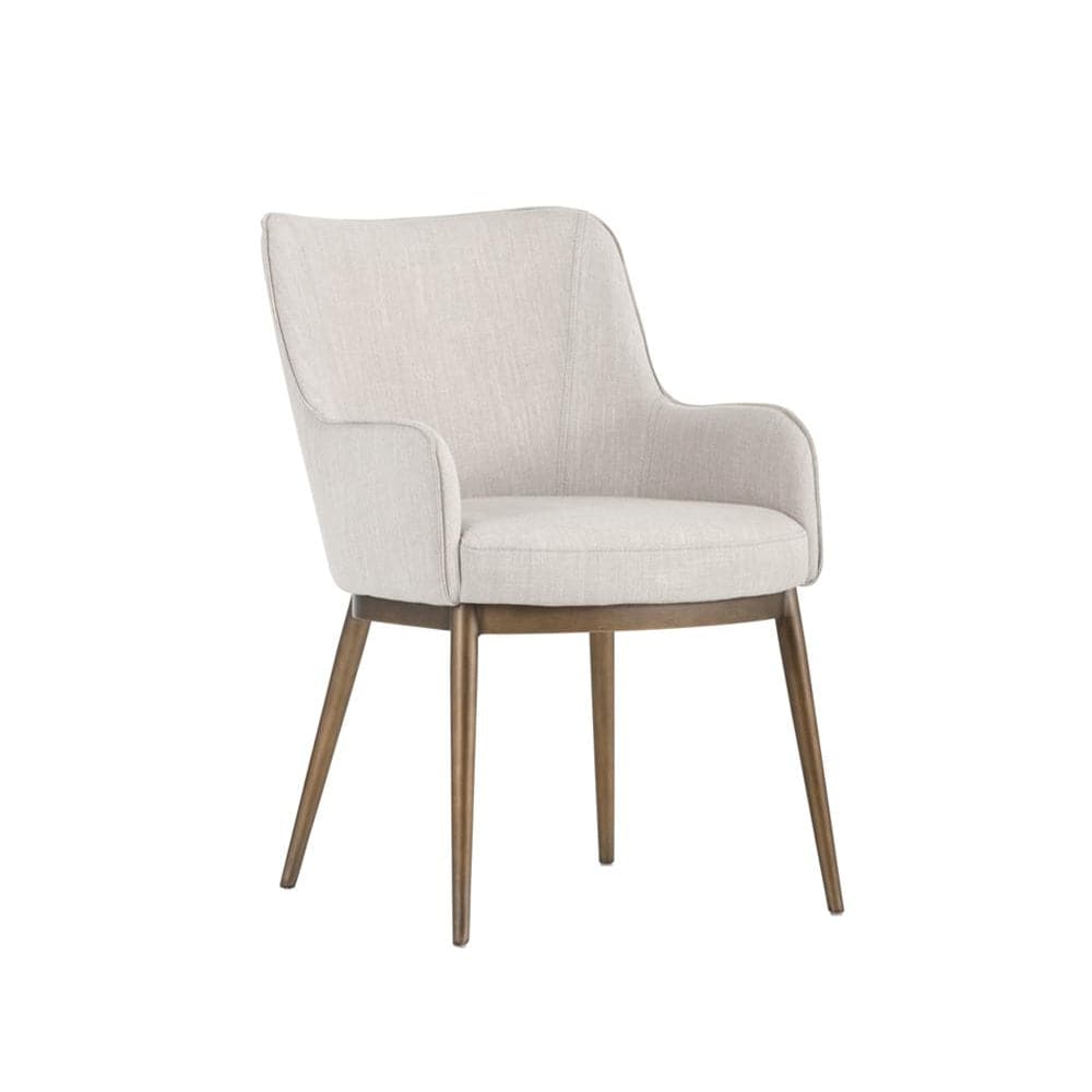 Franklin Dining Chair-Sunpan-SUNPAN-103197-Dining ChairsBeige Linen-1-France and Son