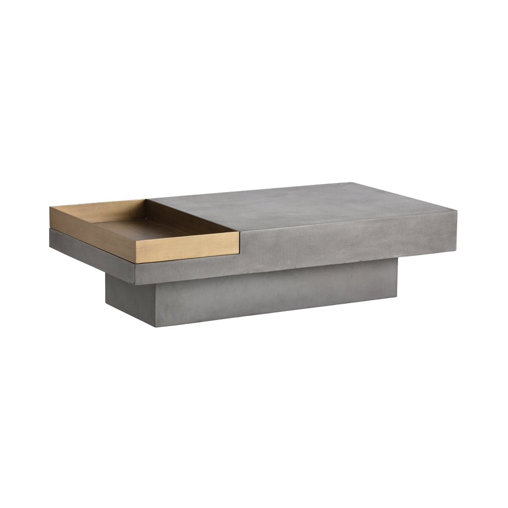 Quill Coffee Table-Sunpan-SUNPAN-103313-Coffee TablesRectangular-2-France and Son