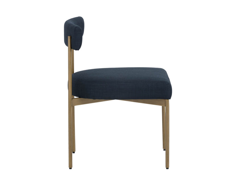 Seneca Dining Chair - Antique Brass-Sunpan-SUNPAN-103363-Dining Chairs-3-France and Son