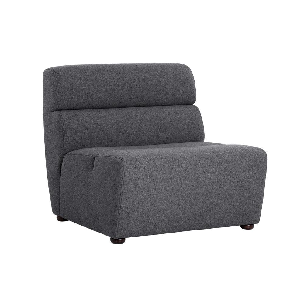 Cornell Modular Sectional-Sunpan-SUNPAN-103503-SectionalsArmless Chair - Kohl Grey-25-France and Son