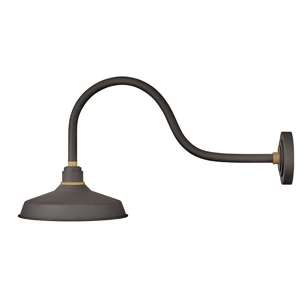 Outdoor Foundry Classic - Gooseneck Barn Light-Hinkley Lighting-HINKLEY-10352MR-Wall LightingMedium-Museum Bronze-3-France and Son