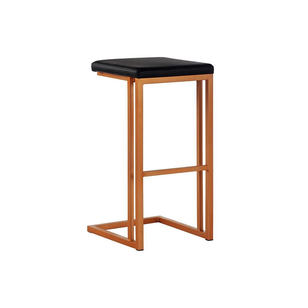 Boone Barstool-Sunpan-SUNPAN-104954-Bar StoolsBlack - Bravo Cognac-22-France and Son