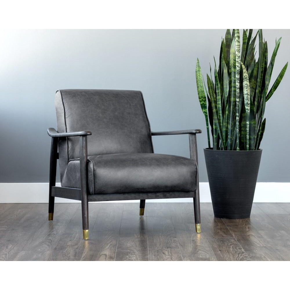 Kellam Chair-Sunpan-SUNPAN-103684-Lounge ChairsMarseille Black-2-France and Son