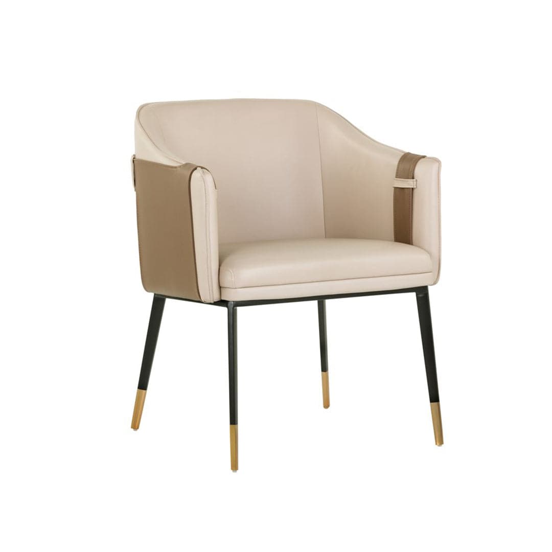 Carter Dining Armchair-Sunpan-SUNPAN-103789-Dining ChairsNapa Beige / Napa Tan-25-France and Son