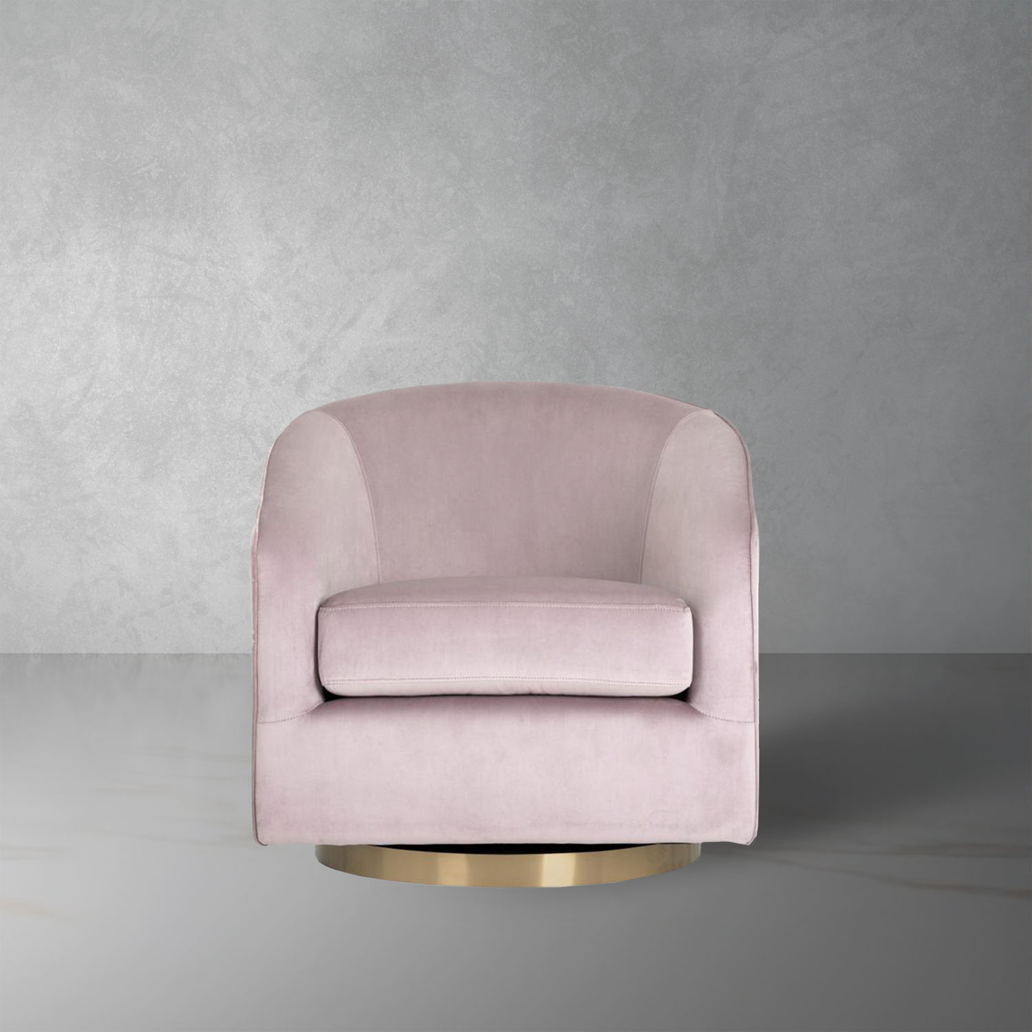 Hazel Swivel Chair-Sunpan-STOCKR-SUNPAN-104002-Lounge ChairsPink-1-France and Son