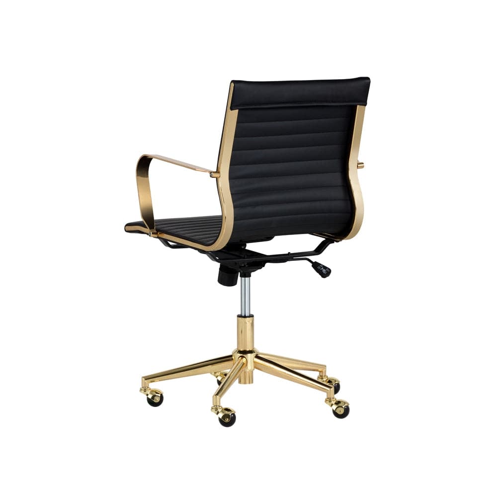 Jessica Office Chair-Sunpan-SUNPAN-104047-Task ChairsBlack-7-France and Son