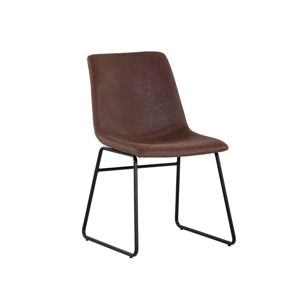 Cal Dining Chair-Sunpan-SUNPAN-104210-Dining ChairsAntique Brown-15-France and Son