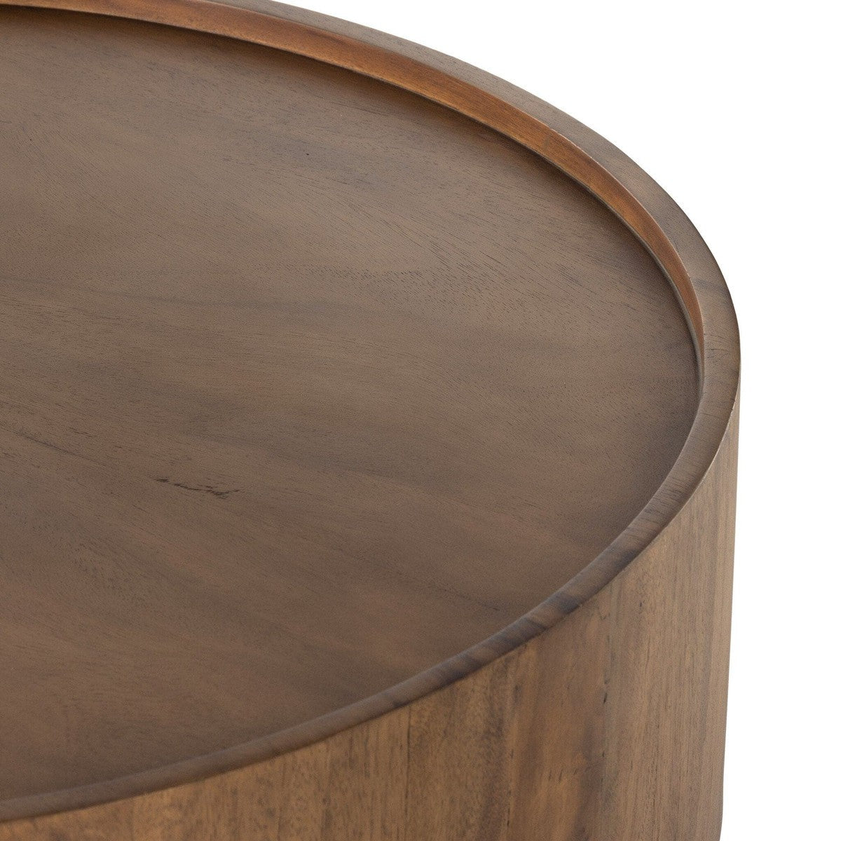 Lunas Drum Coffee Table - Caramel Guanacaste