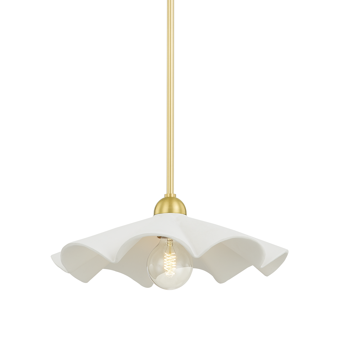 Maisie 1 Light Pendant-Mitzi-HVL-H712701-AGB/CTW-Pendants-1-France and Son