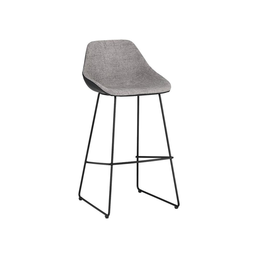 Mccoy Bar & Counter Stool - November Grey-Sunpan-SUNPAN-104387-Bar StoolsBar Stool-Nightfall Black-6-France and Son