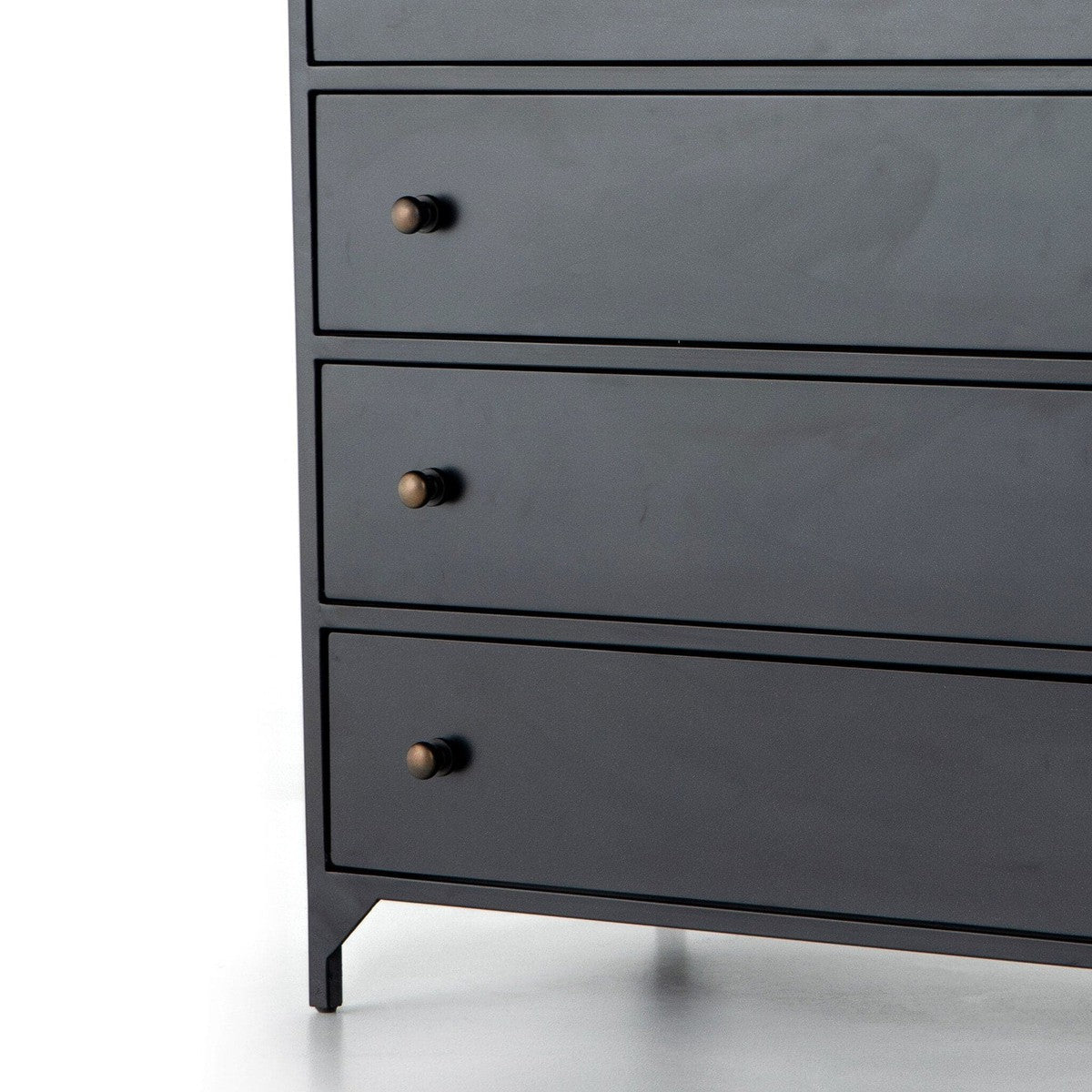 Belmont 8 Drawer Tall Dresser - Black