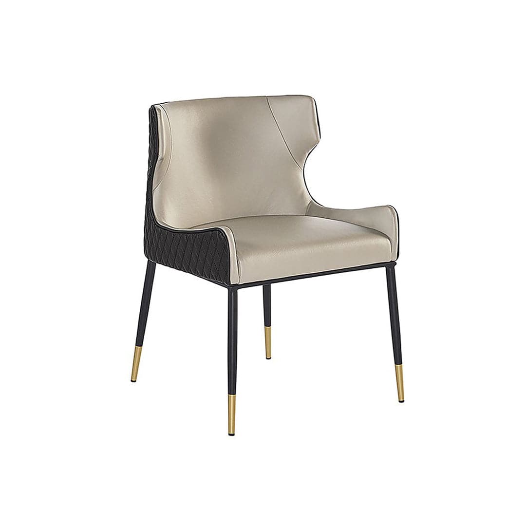 Gianni Dining Armchair-Sunpan-SUNPAN-104478-Dining ChairsDillon Stratus / Dillon Black-1-France and Son