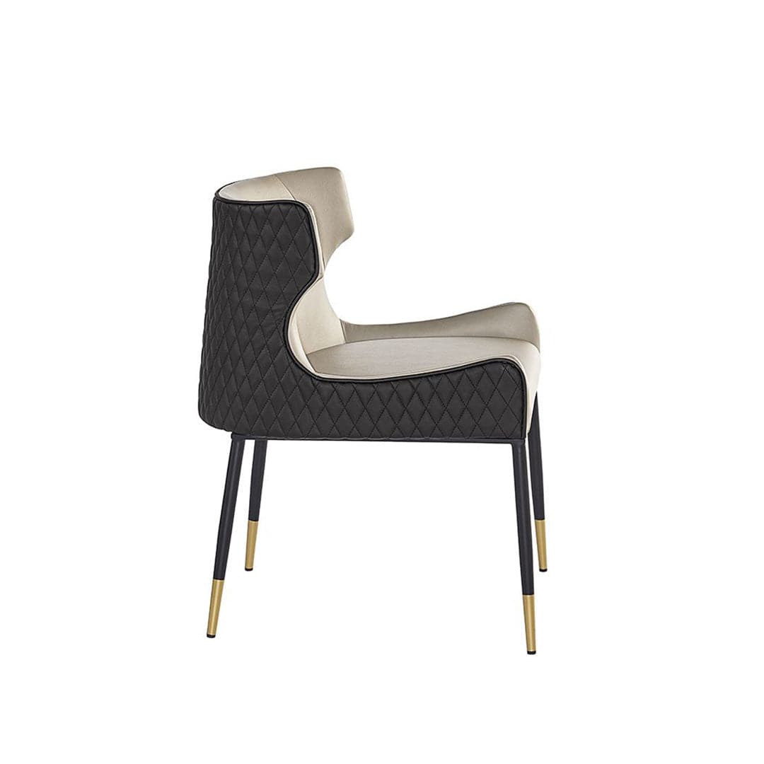 Gianni Dining Armchair-Sunpan-SUNPAN-104478-Dining ChairsDillon Stratus / Dillon Black-6-France and Son