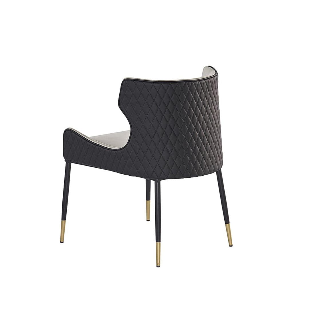 Gianni Dining Armchair-Sunpan-SUNPAN-104478-Dining ChairsDillon Stratus / Dillon Black-9-France and Son