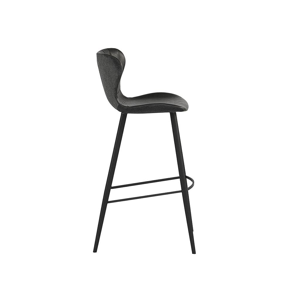 Arabella Bar & Counter Stool - Bravo Portabella / Polo Club Kohl Grey-Sunpan-SUNPAN-104491-Bar StoolsBar Stool-4-France and Son