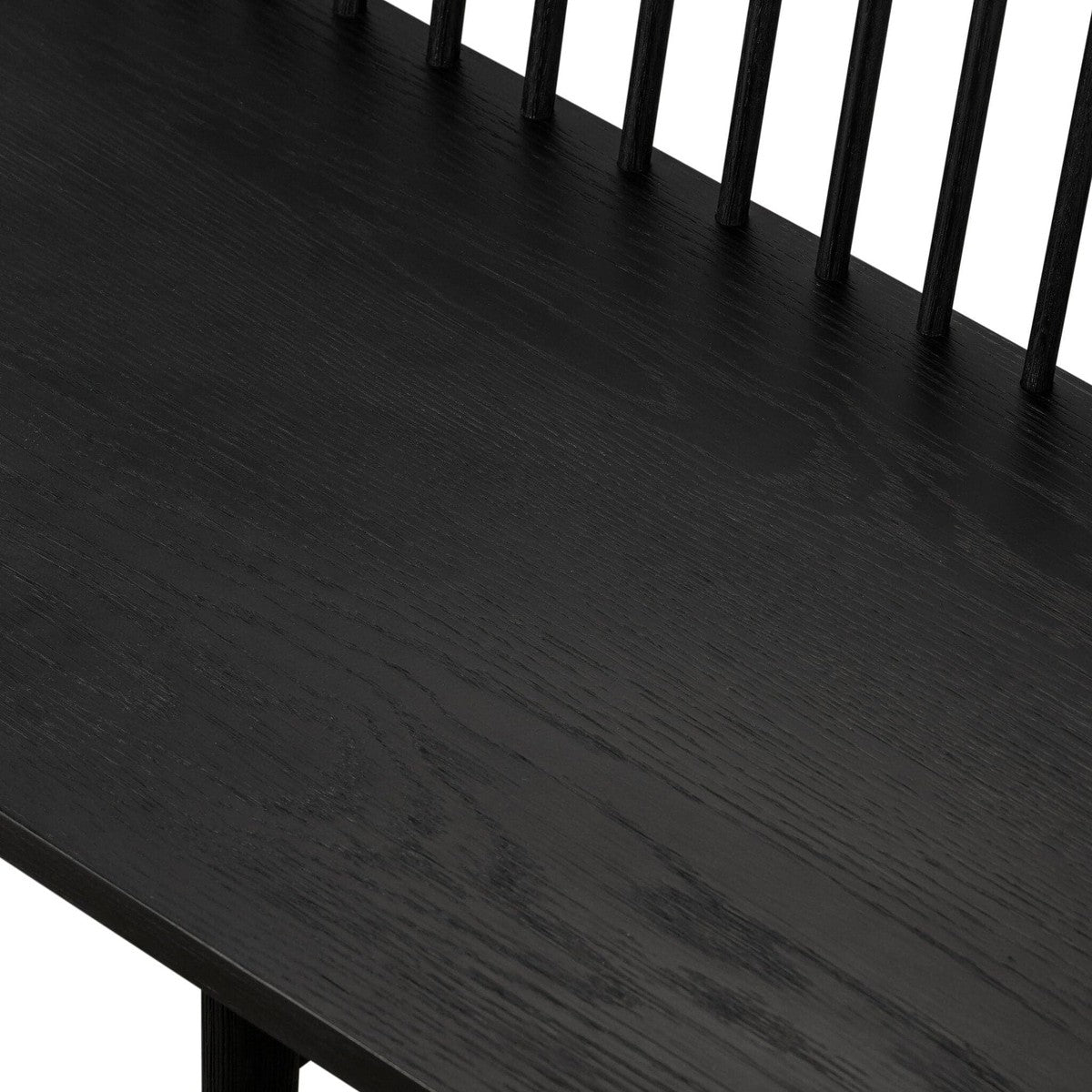 Aspen Large Bench - Black Oak