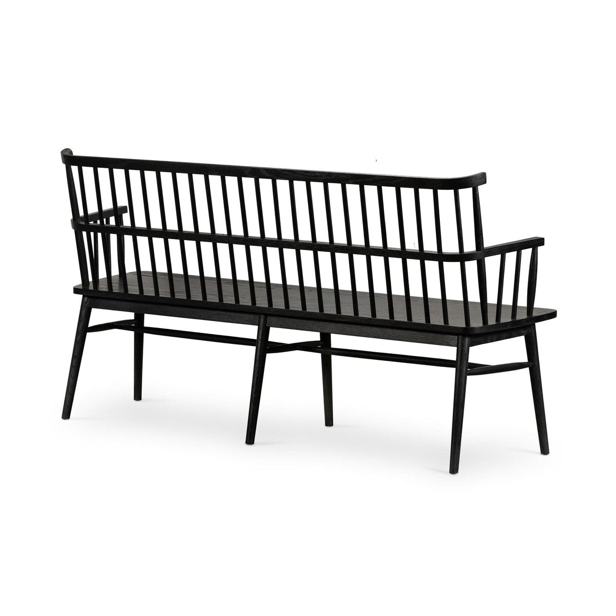 Aspen Large Bench - Black Oak