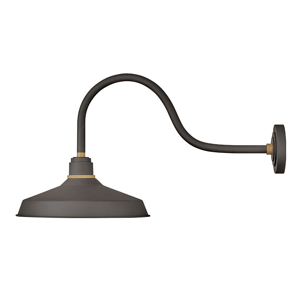 Outdoor Foundry Classic - Large Gooseneck Barn Light-Hinkley Lighting-HINKLEY-10453MR-Wall LightingMuseum Bronze-1-France and Son