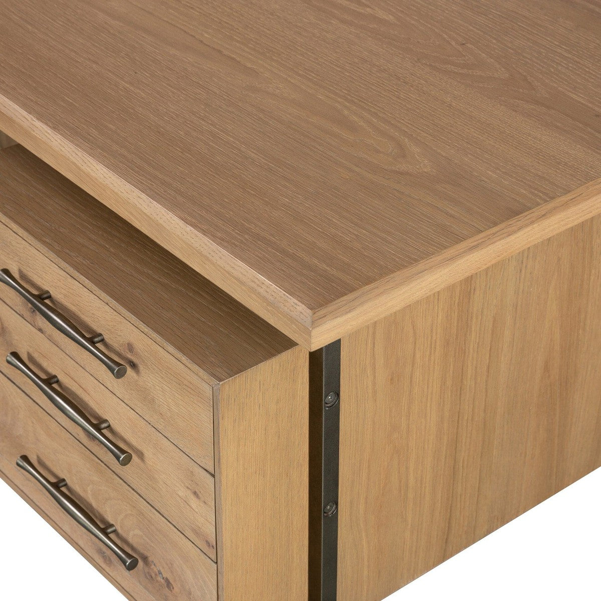 Lauren Desk - Natural Resawn Oak