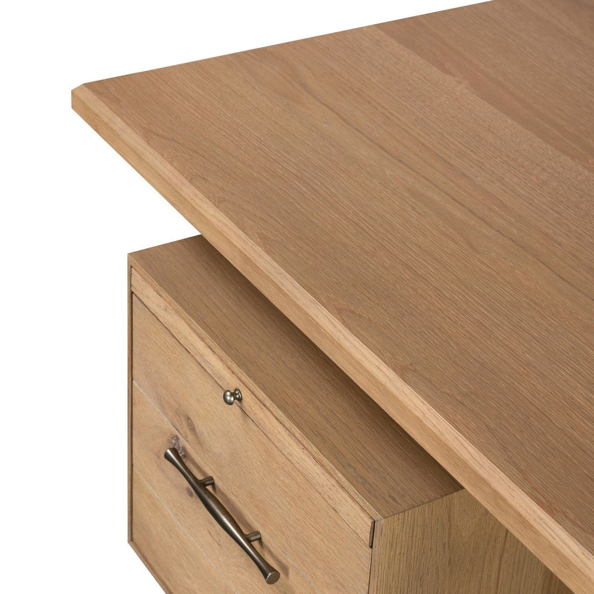 Lauren Desk - Natural Resawn Oak