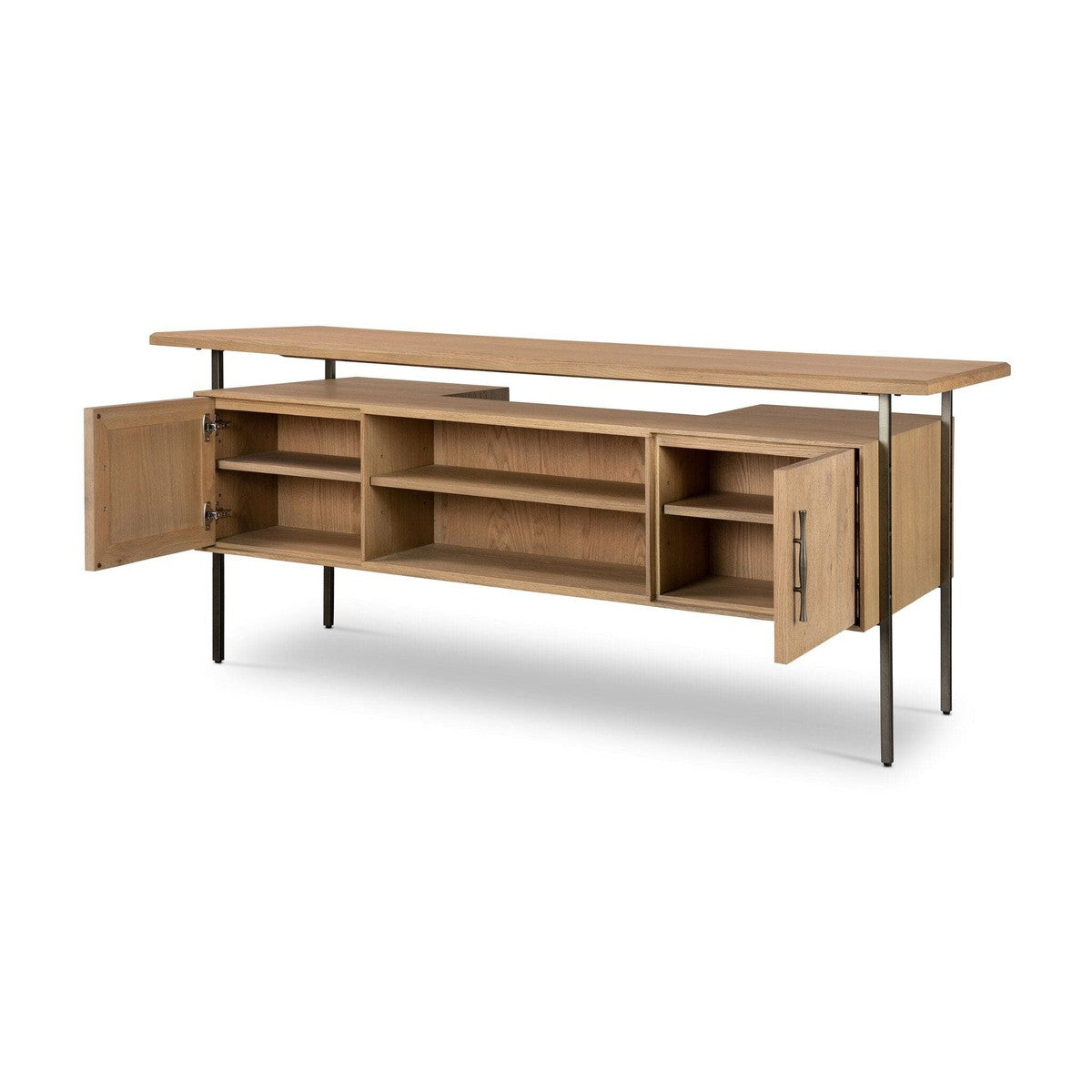 Lauren Desk - Natural Resawn Oak