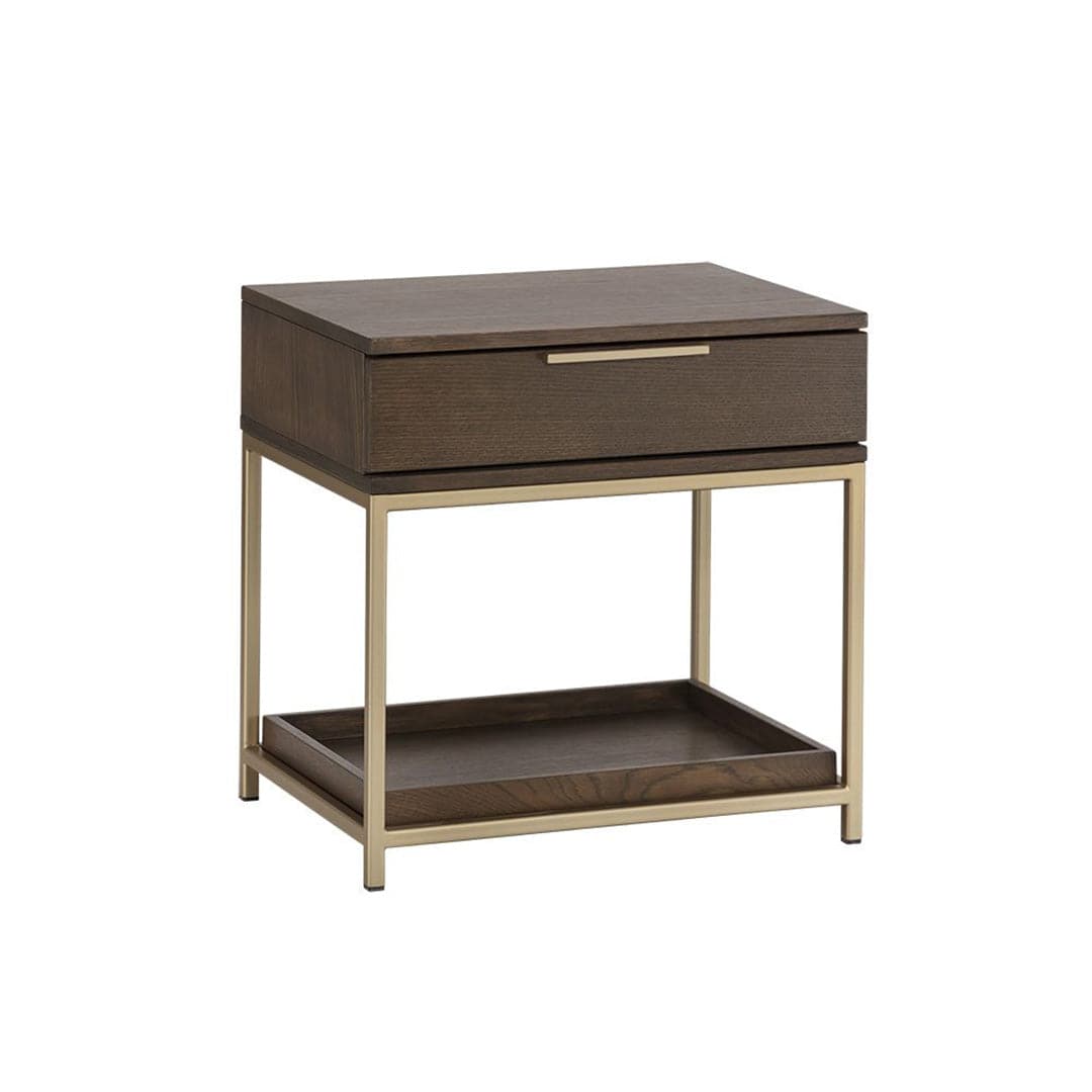 Rebel Nightstand-Sunpan-SUNPAN-104607-NightstandsGold - Raw Umber-7-France and Son