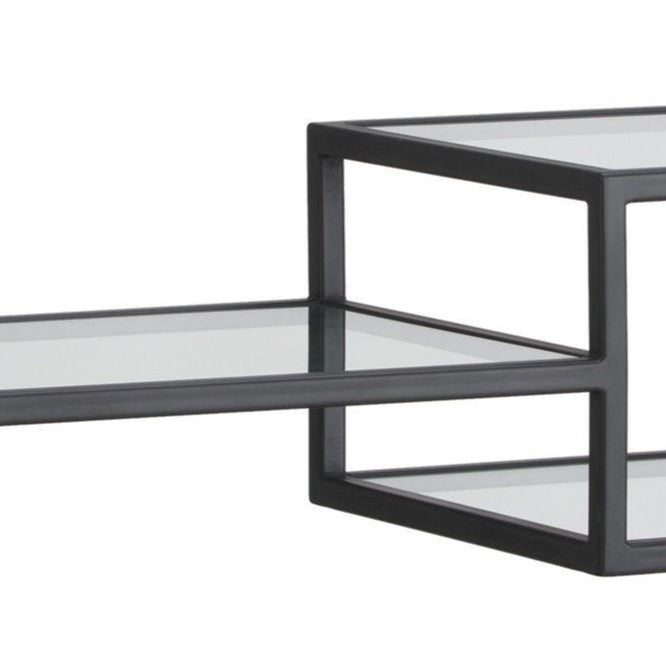 Stamos Bookcase-Sunpan-SUNPAN-104636-Bookcases & CabinetsCharcoal Grey-Black-8-France and Son