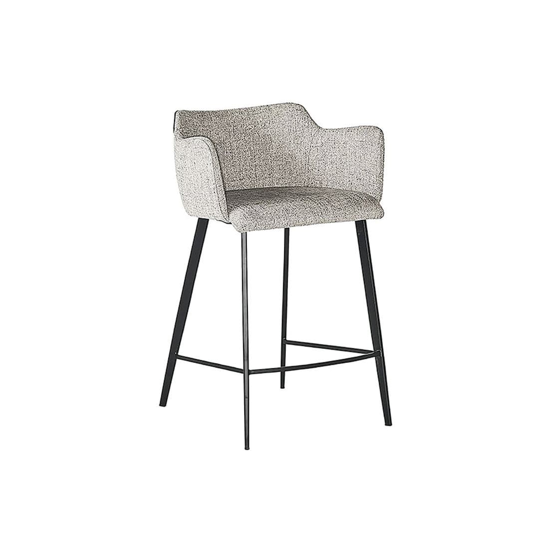 Griffin Bar & Counter Stool-Sunpan-SUNPAN-104740-Bar StoolsCounter Stool-November Grey / Bravo Cognac-8-France and Son