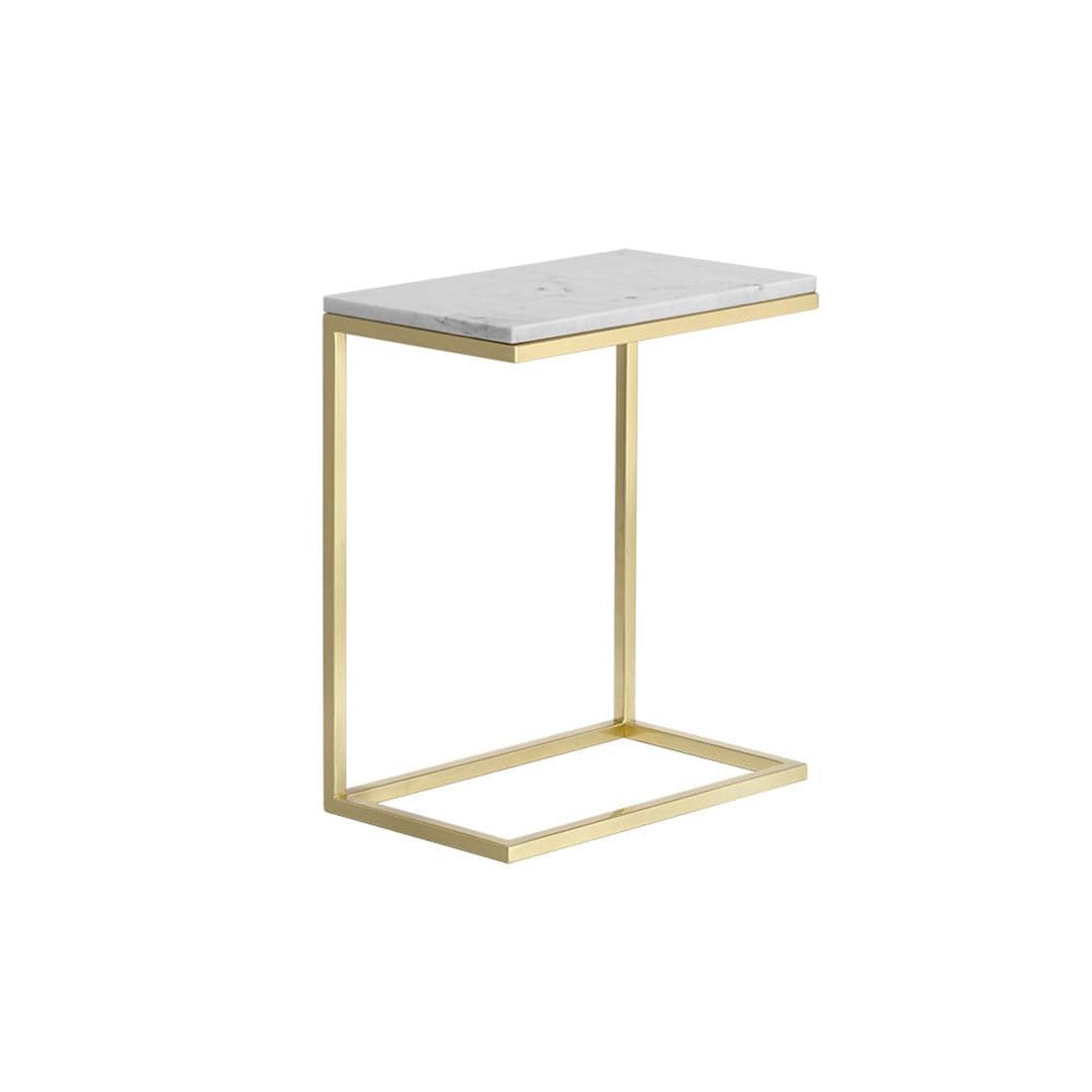 Amell End Table-Sunpan-SUNPAN-104804-Side TablesWhite-10-France and Son