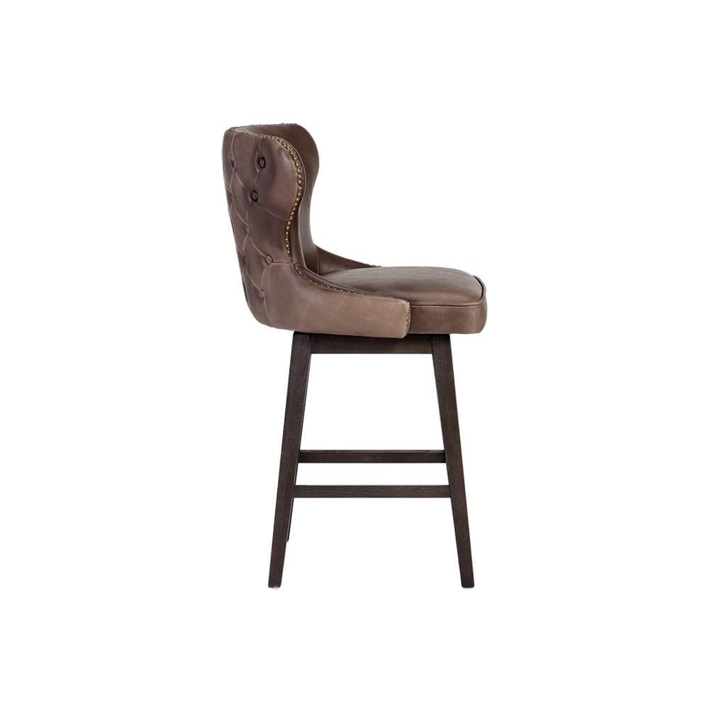 Ariana Swivel Counter Stool-Sunpan-SUNPAN-101153-Bar StoolsDark Grey-19-France and Son