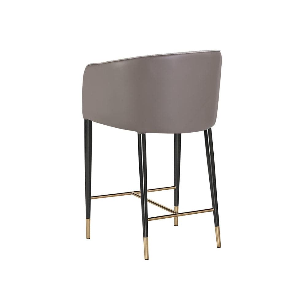 Asher Counter Stool-Sunpan-SUNPAN-105072-Bar StoolsSparrow Grey / Napa Black-4-France and Son