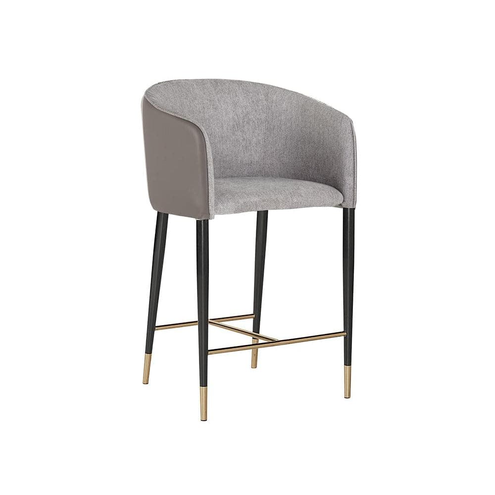 Asher Counter Stool-Sunpan-SUNPAN-104919-Bar StoolsFlint Grey / Napa Taupe-1-France and Son