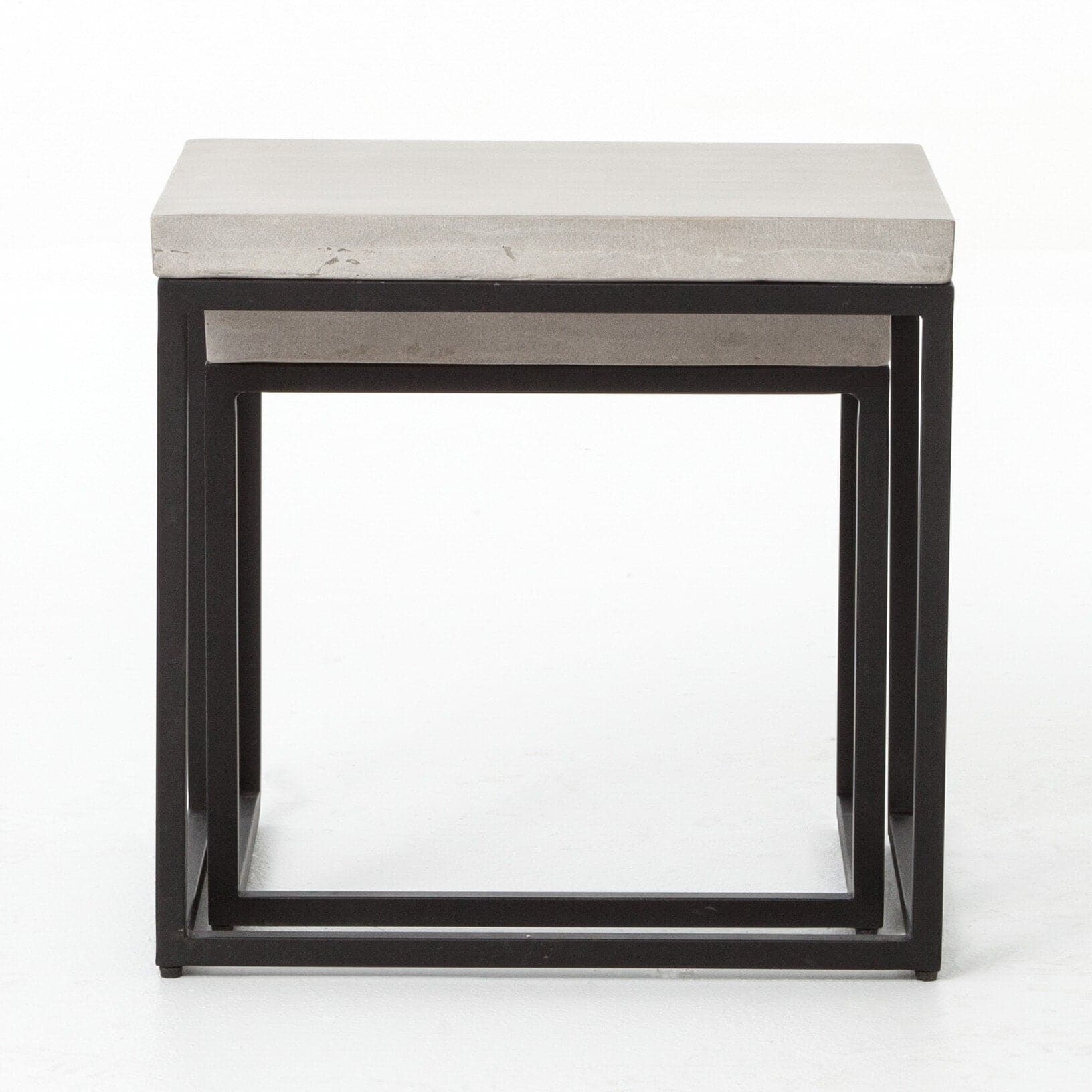 Maximus Nesting End Table - Natural Concrete